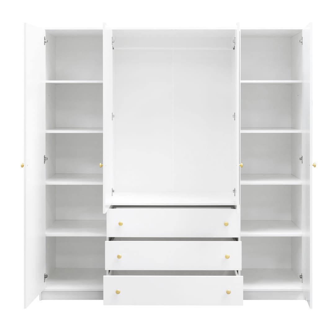 Siena I Hinged Door Wardrobe 196cm, image 2