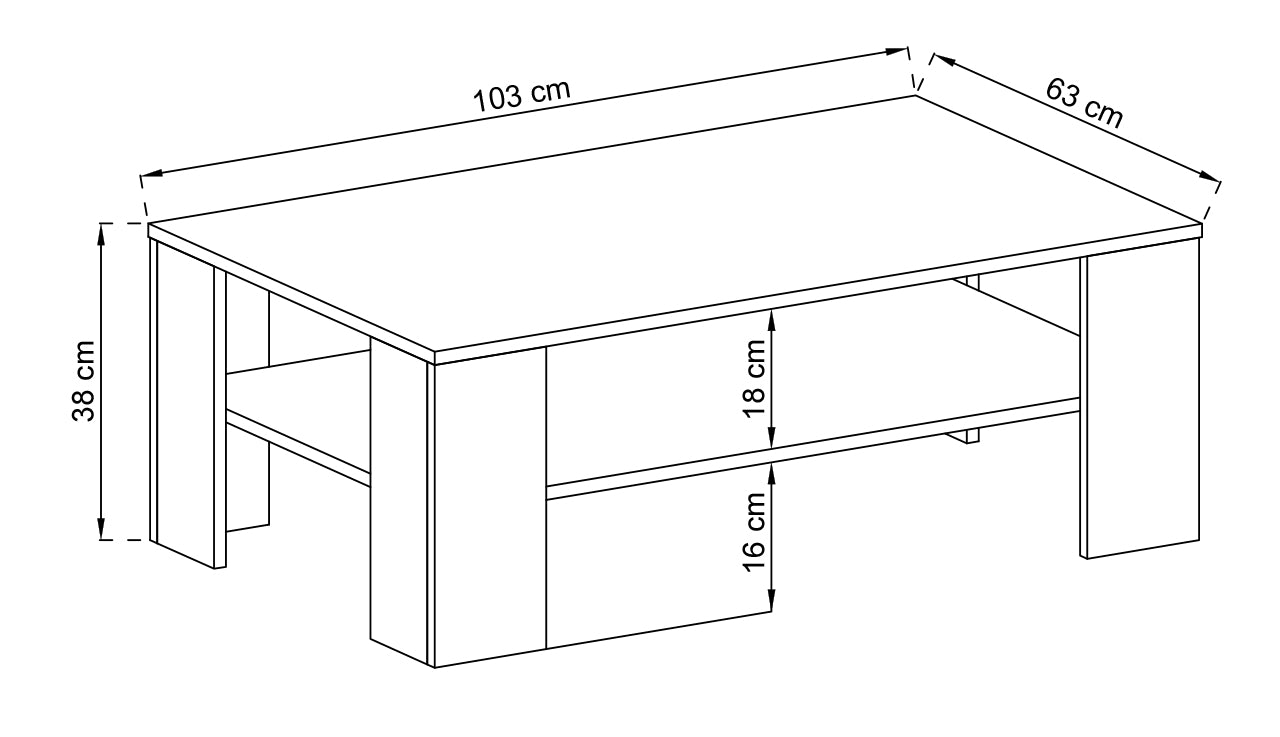 Sky Coffee Table 103cm