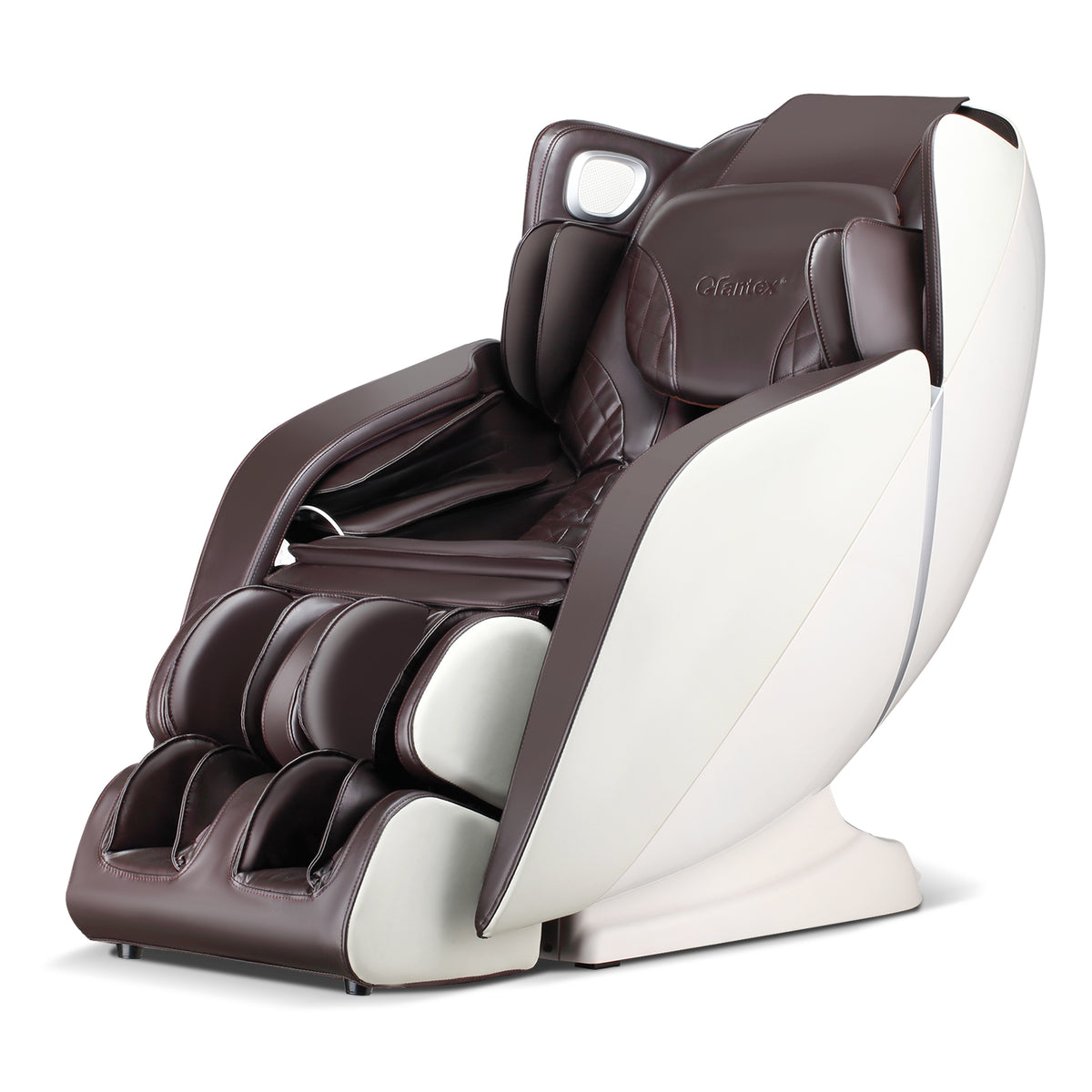 Full Body Zero Gravity SL Track Electric Shiatsu Massage Chair-Brown