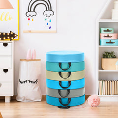 6 Pieces Kids Seat Cushions with Handle-Morandi
