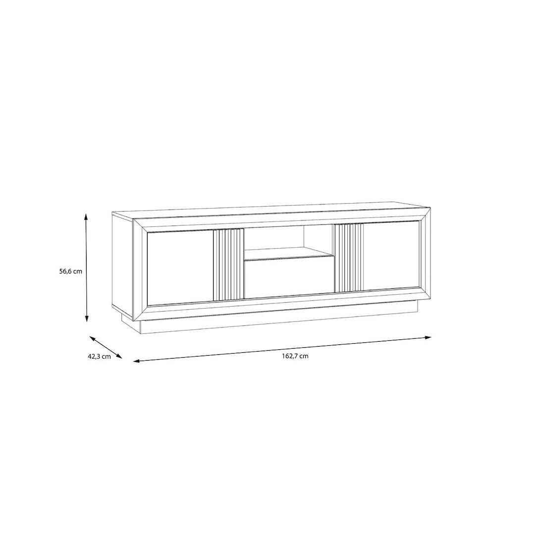Savona TV Cabinet 163cm in Black, image 5