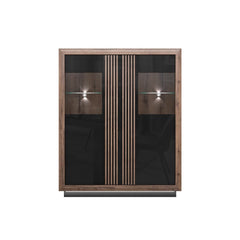 Savona Display Cabinet 133cm in Black, image 5