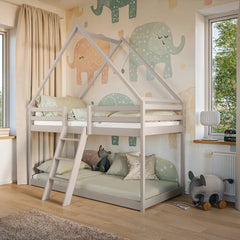 Wooden House Bunk Bed Sweet in Cashmere, image 5