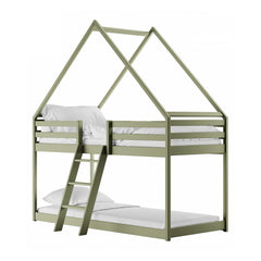 Wooden House Bunk Bed Sweet, image 2