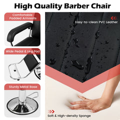 Salon Chair in Black, image 5