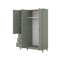Scandi Hinged Door Wardrobe 144cm