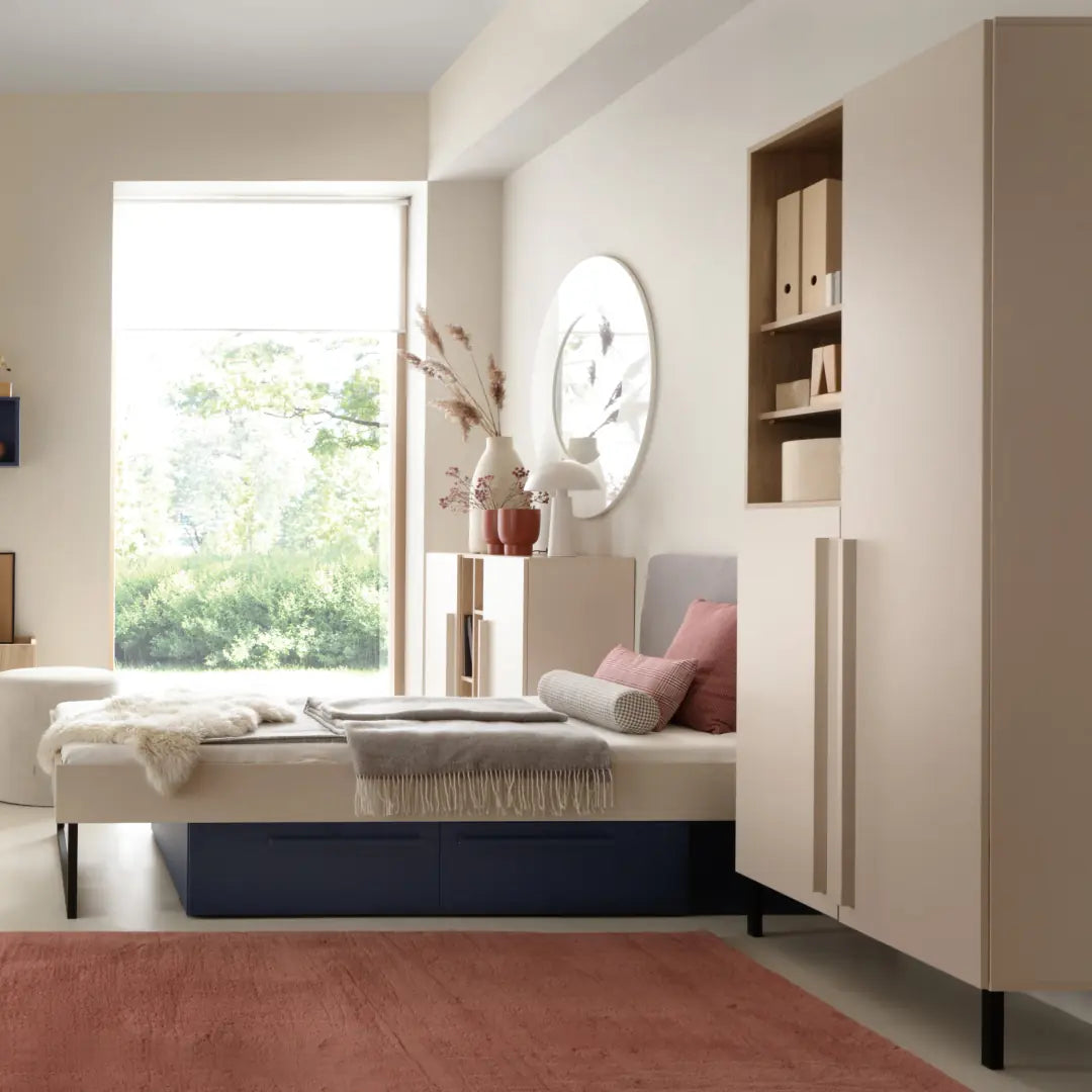 Sergio SE1 Hinged Door Wardrobe 150cm, image 9