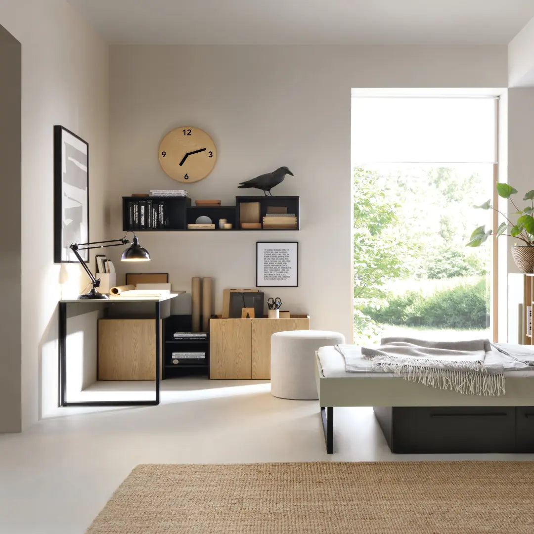 Sergio SE1 Hinged Door Wardrobe 150cm, image 3
