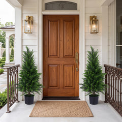 Set of 2 90 cm Artificial Cedar Cypress Trees for Porch and Patio