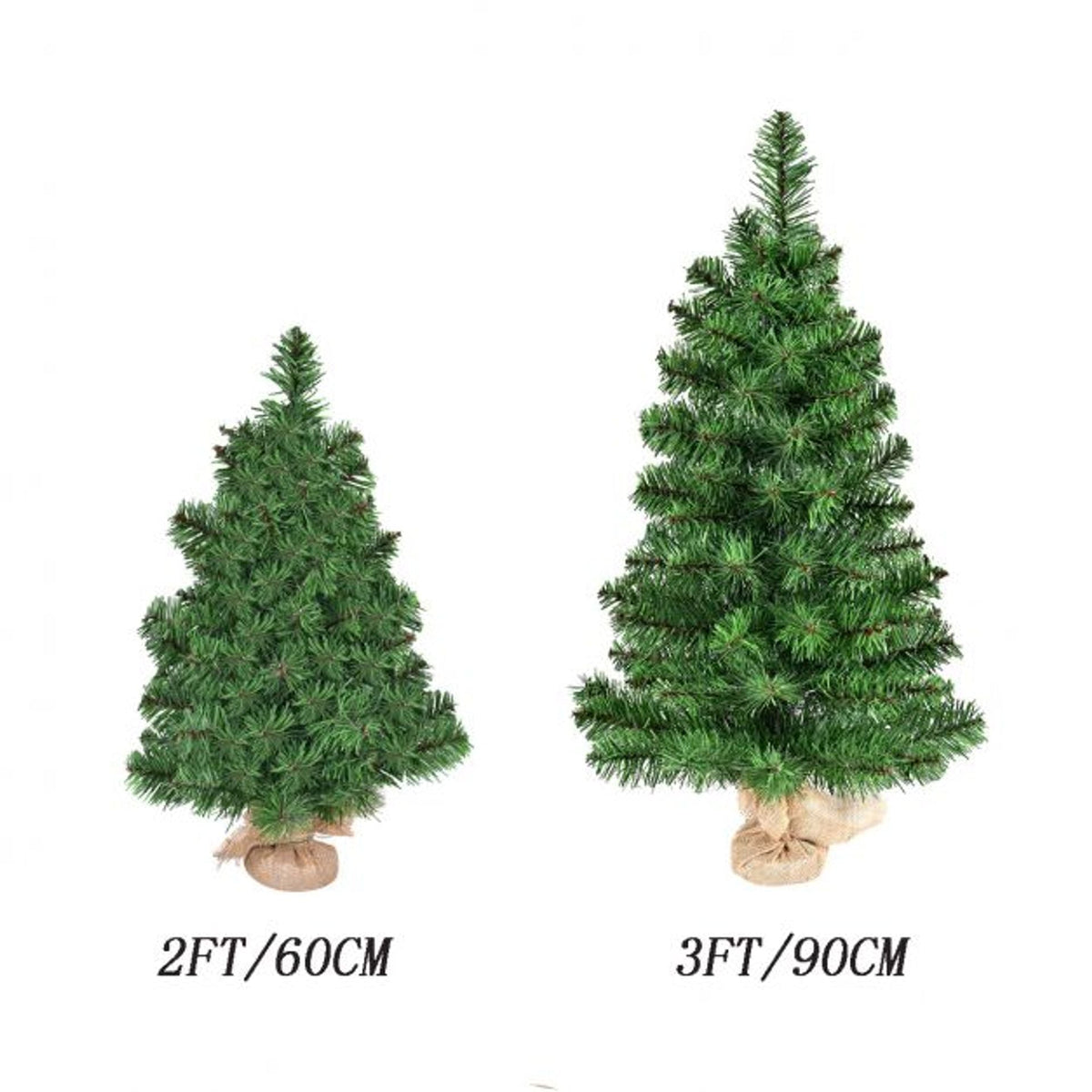 Set of 2 Artificial Table Top Christmas Tree, image 4