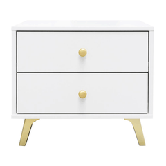 Bedside Table HUDSON White
