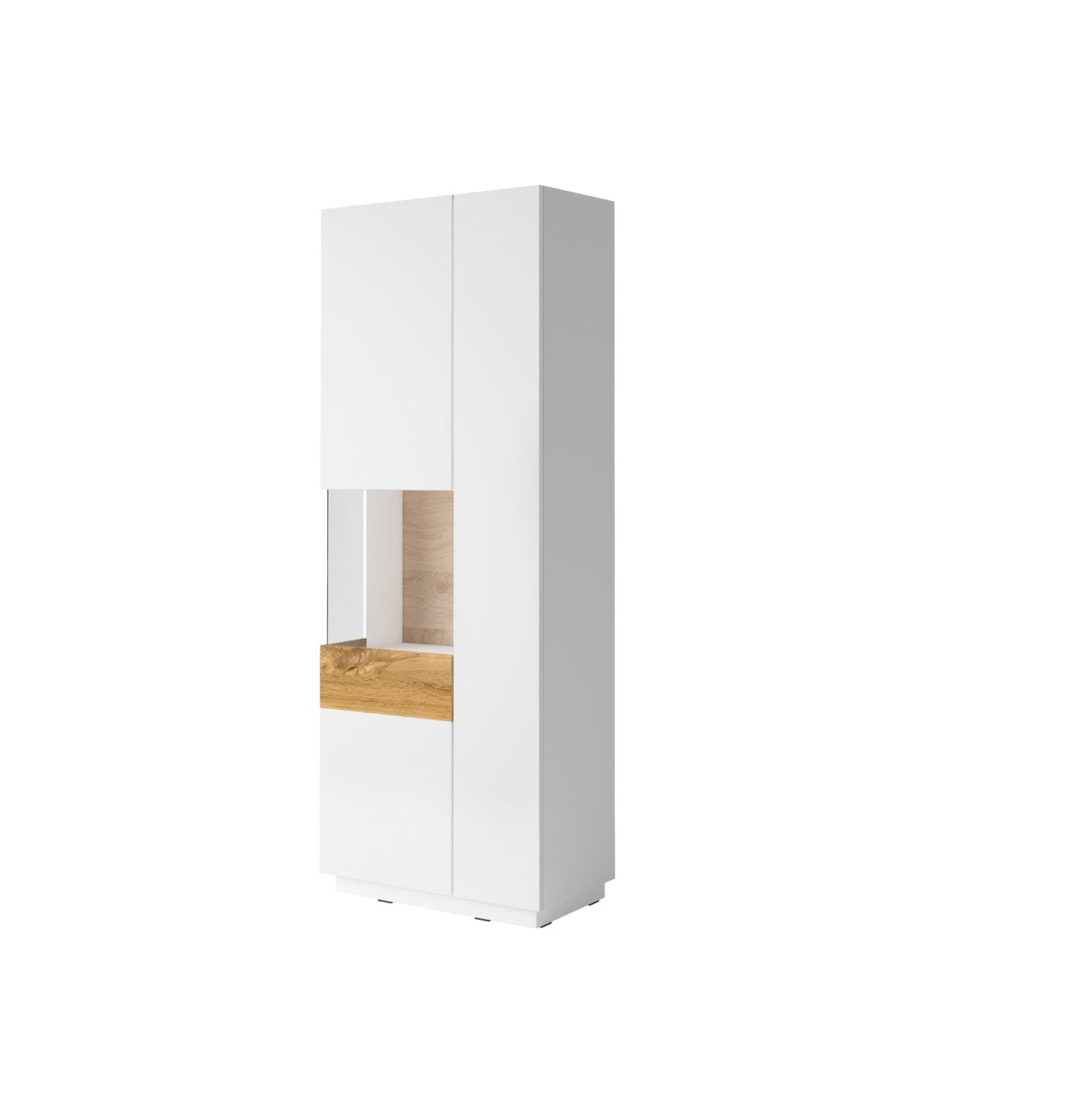 Silke 12 Tall Display Cabinet 80cm