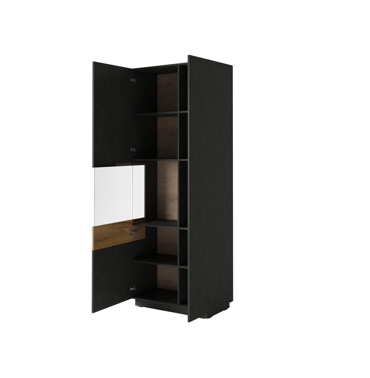 Silke 12 Tall Display Cabinet 80cm