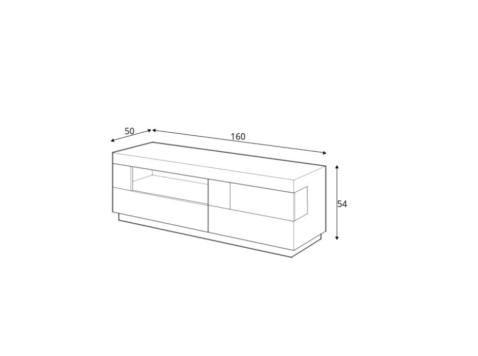 Silke 41 TV Cabinet 160cm