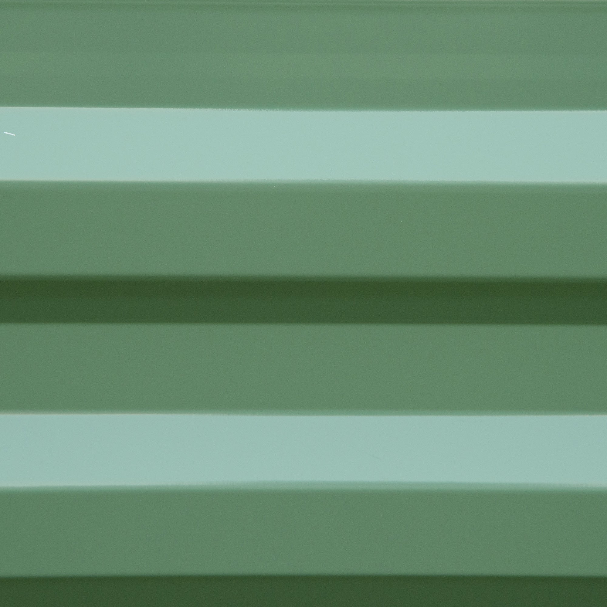 Outsunny Set of 2 291L Raised Garden Bed, Elevated Galvanised Planter Box for Flowers, Herbs, 100x100x30cm, Green