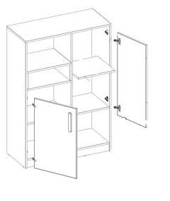 Pok PO-06 Sideboard Cabinet 90cm