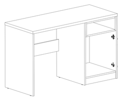 Pok PO-09 Computer Desk 120cm