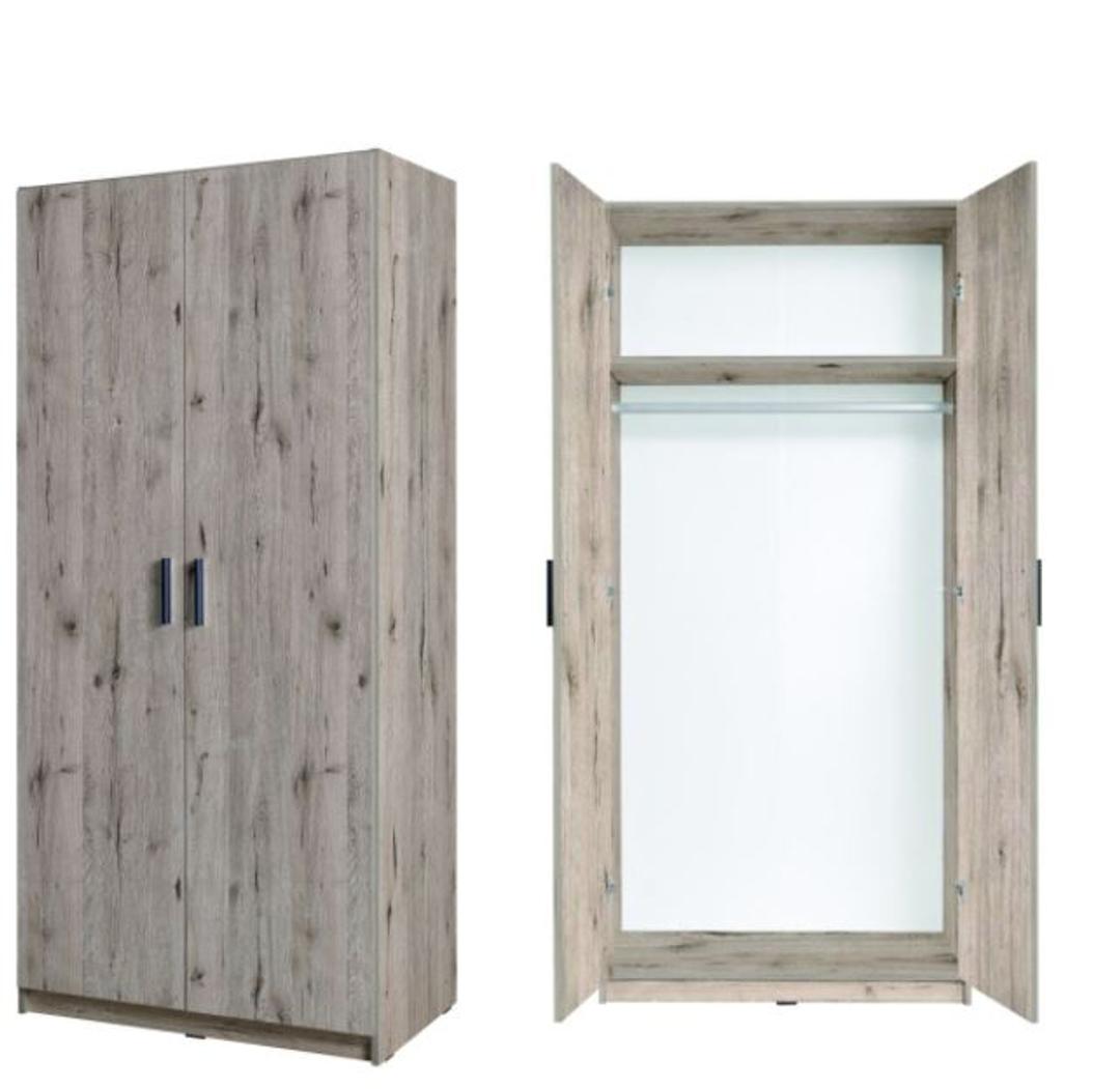 Snow 02 Hinged Wardrobe 92cm