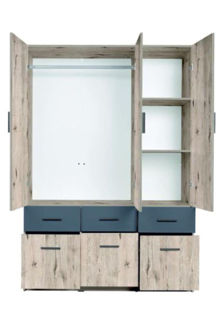Snow 04 Hinged Wardrobe 136cm - product image 4