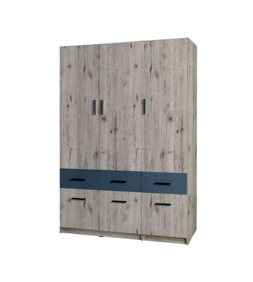Snow 04 Hinged Wardrobe 136cm
