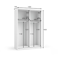 Sofia Sliding Door Wardrobe 100cm