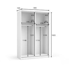 Sofia Sliding Door Wardrobe 80cm