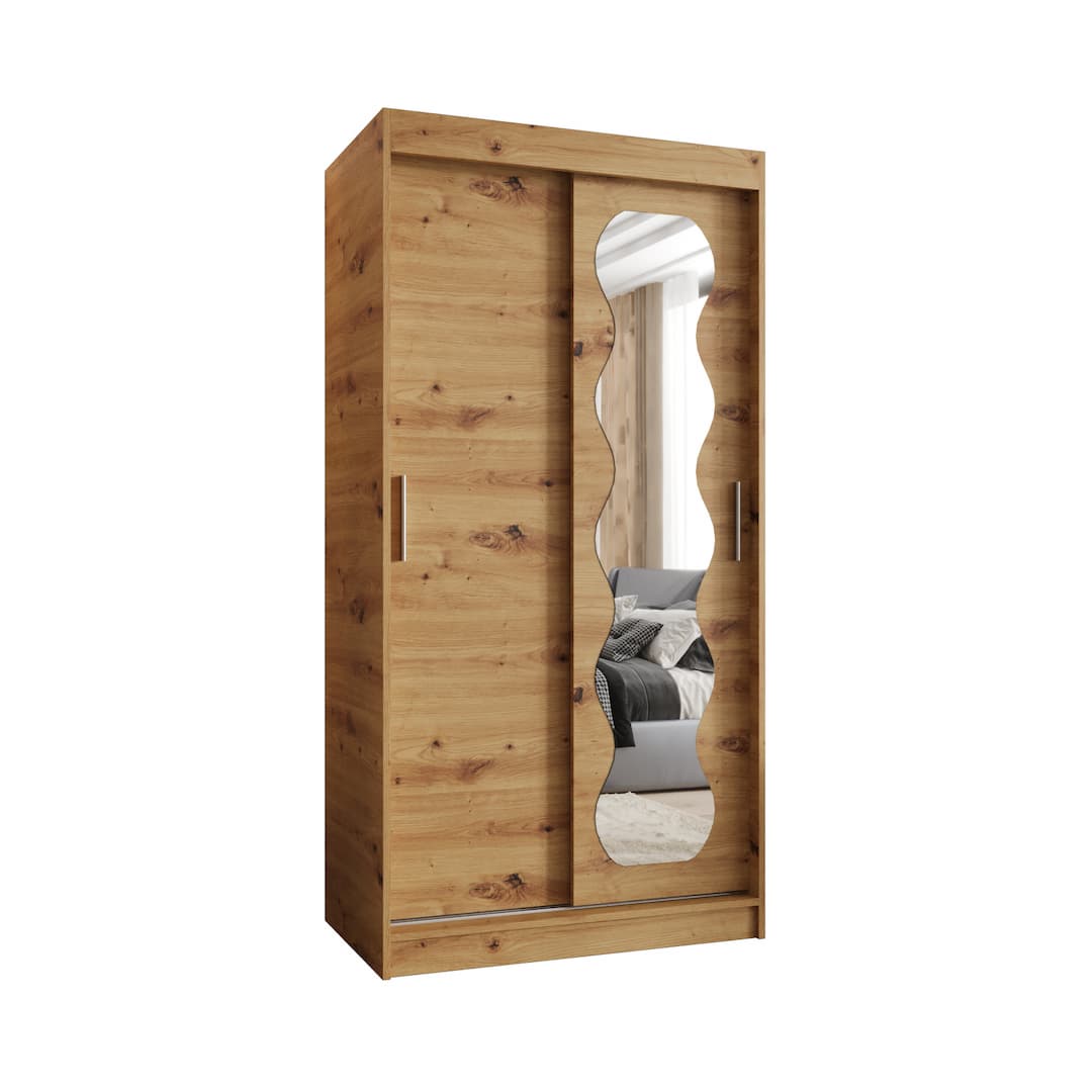 Spoti Sliding Door Wardrobe 100cm