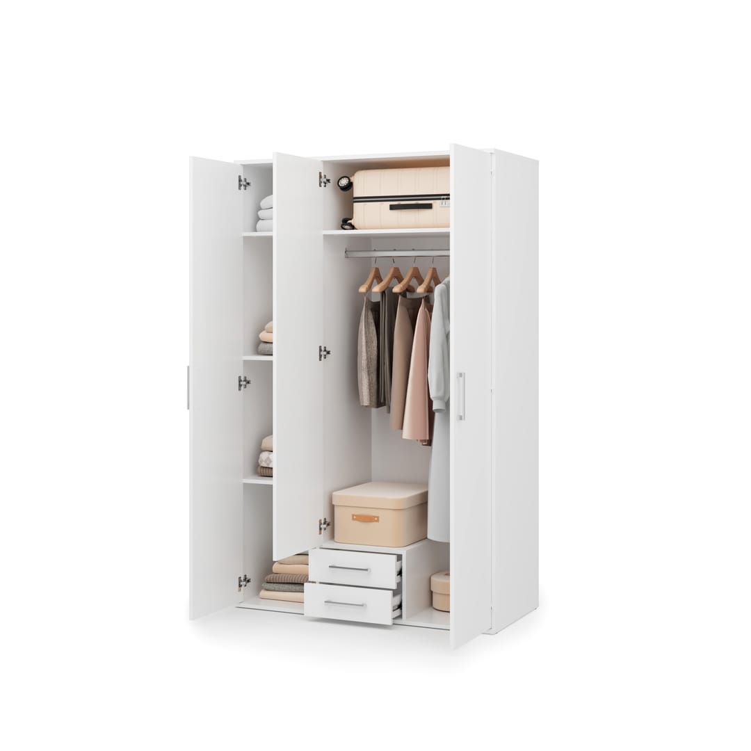 Taby Hinged Door Wardrobe 122cm