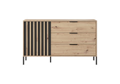 Sideboard D3S TALLY Oak Artisan / Grey