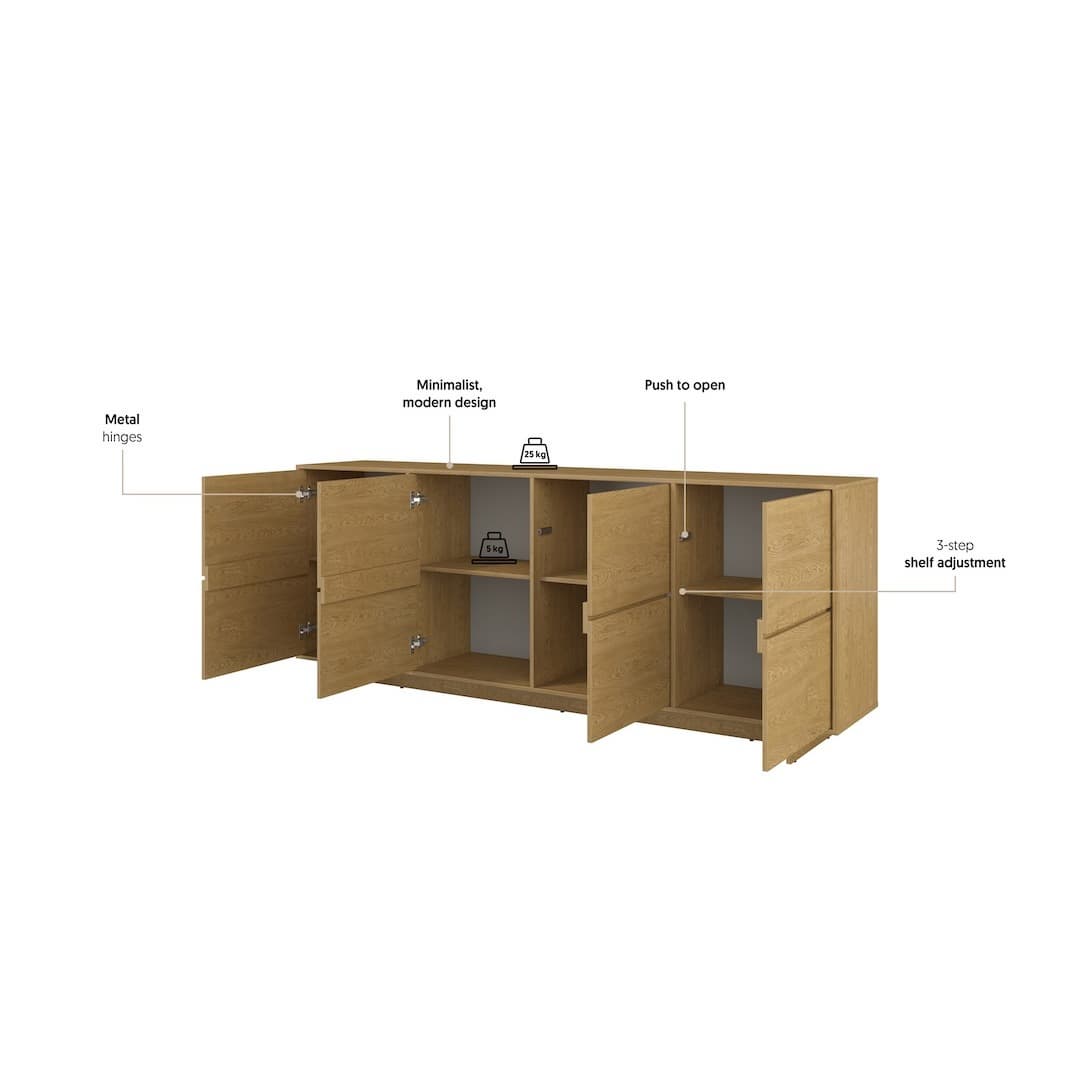 Tatami Sideboard Cabinet 221cm, image 6