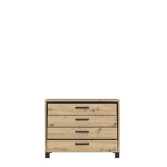 Trondheim Chest Of Drawers 105cm in Oak Artisan, image 5