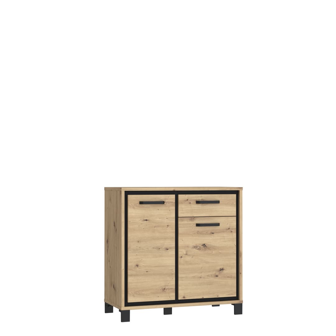 Trondheim Sideboard Cabinet 91cm in Oak Artisan, image 2