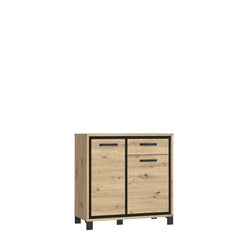 Trondheim Sideboard Cabinet 91cm in Oak Artisan, image 2