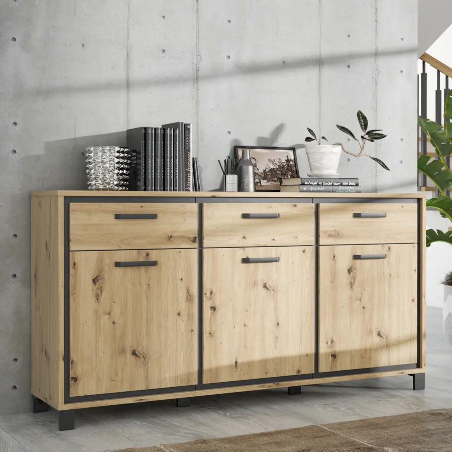 Trondheim Sideboard Cabinet 178cm in Oak Artisan