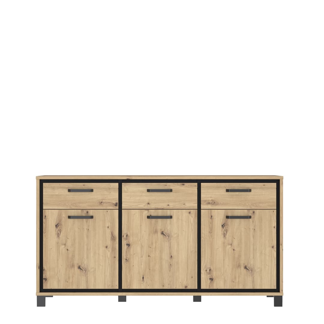 Trondheim Sideboard Cabinet 178cm in Oak Artisan, image 4