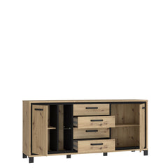 Trondheim Sideboard Cabinet 177cm in Oak Artisan, image 3