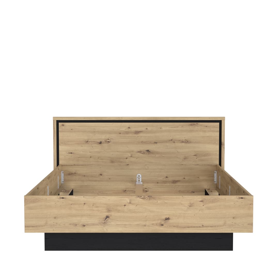 Trondheim Bed Frame [EU King] in Oak Artisan, image 3