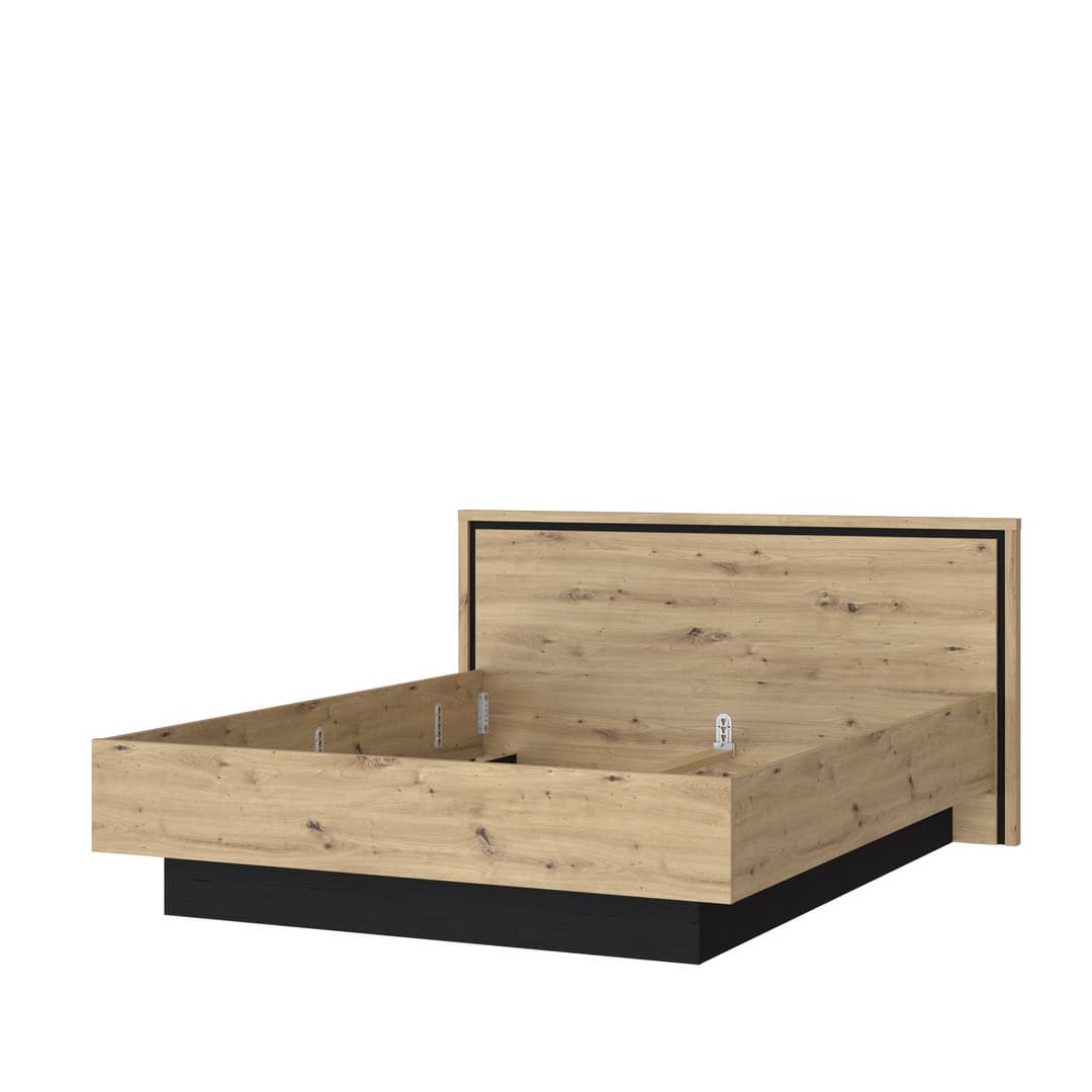 Trondheim Bed Frame [EU King] in Oak Artisan, image 4