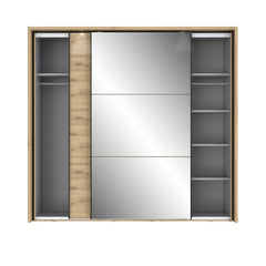 Trondheim Sliding Door Wardrobe 231cm in Oak Artisan, image 5