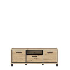 Trondheim TV Cabinet 158cm in Oak Artisan, image 4