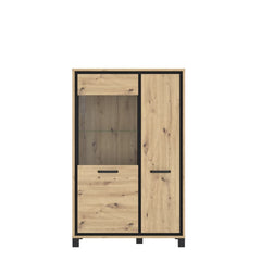 Trondheim Display Cabinet 101cm in Oak Artisan, image 7