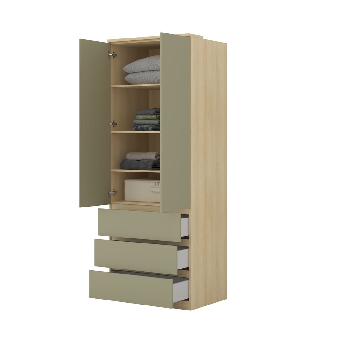 Terra 68 Hinged Door Wardrobe 80cm