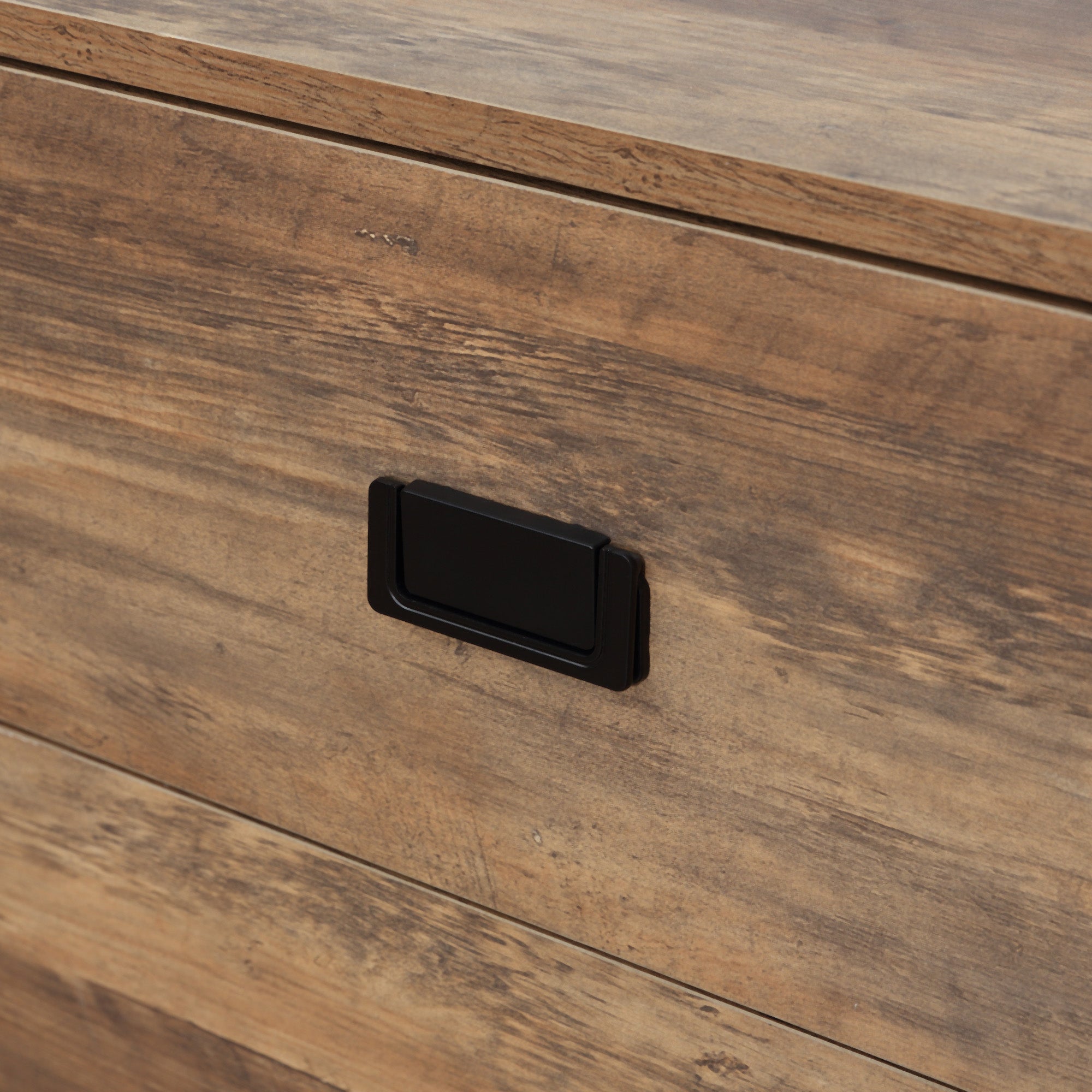 HOMCOM Industrial Sideboard with 3 Drawers, Storage Cabinet, Accent Cupboard with 2 Doors and Adjustable Shelves for Kitchen, Dining Room, Living Room, Distressed Brown