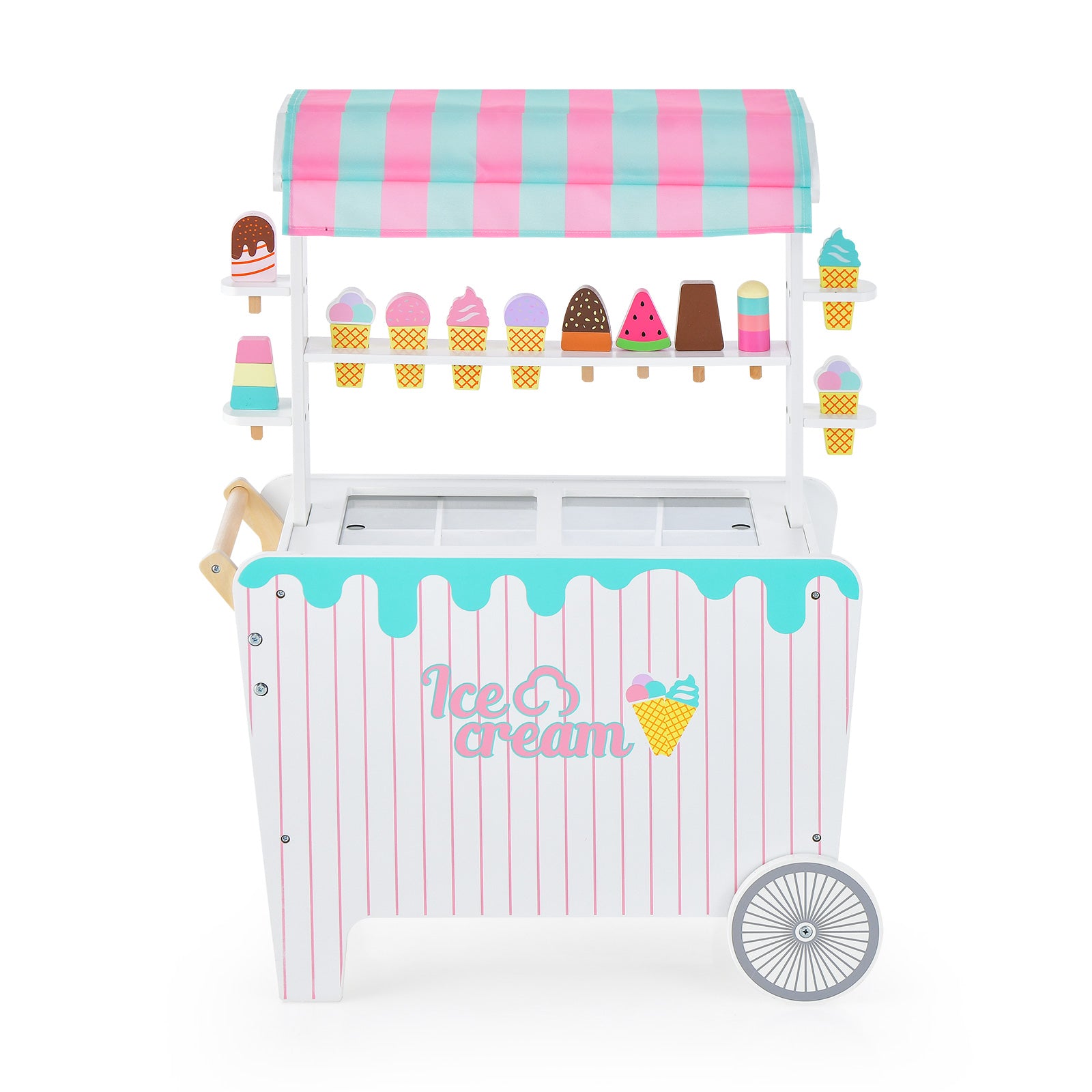 Kid's Ice Cream Cart with Unique Canopy