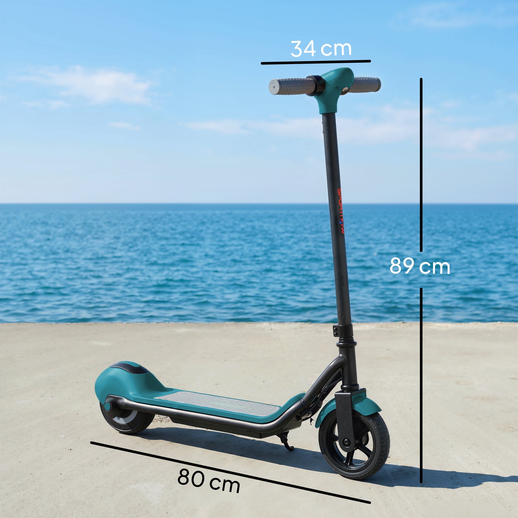 SPORTNOW Electric Scooter for Kids, with LED Display, Green