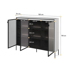 Trend TR-08 Display Cabinet 150cm