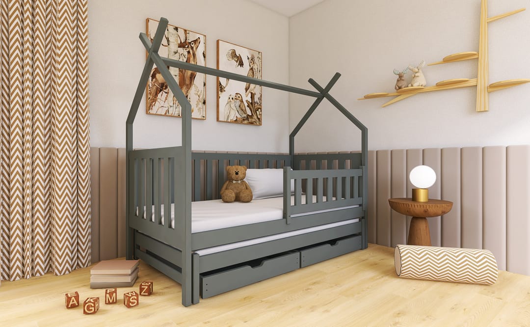 Wooden Single Bed Tytus With Trundle - product image 5