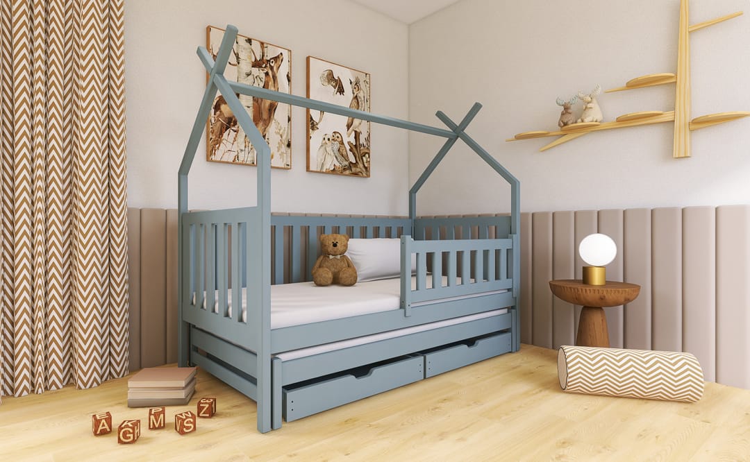 Wooden Single Bed Tytus With Trundle - product image 2