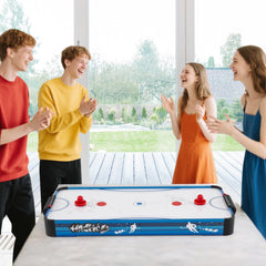 Tabletop Air Hockey Table in Blue, image 2