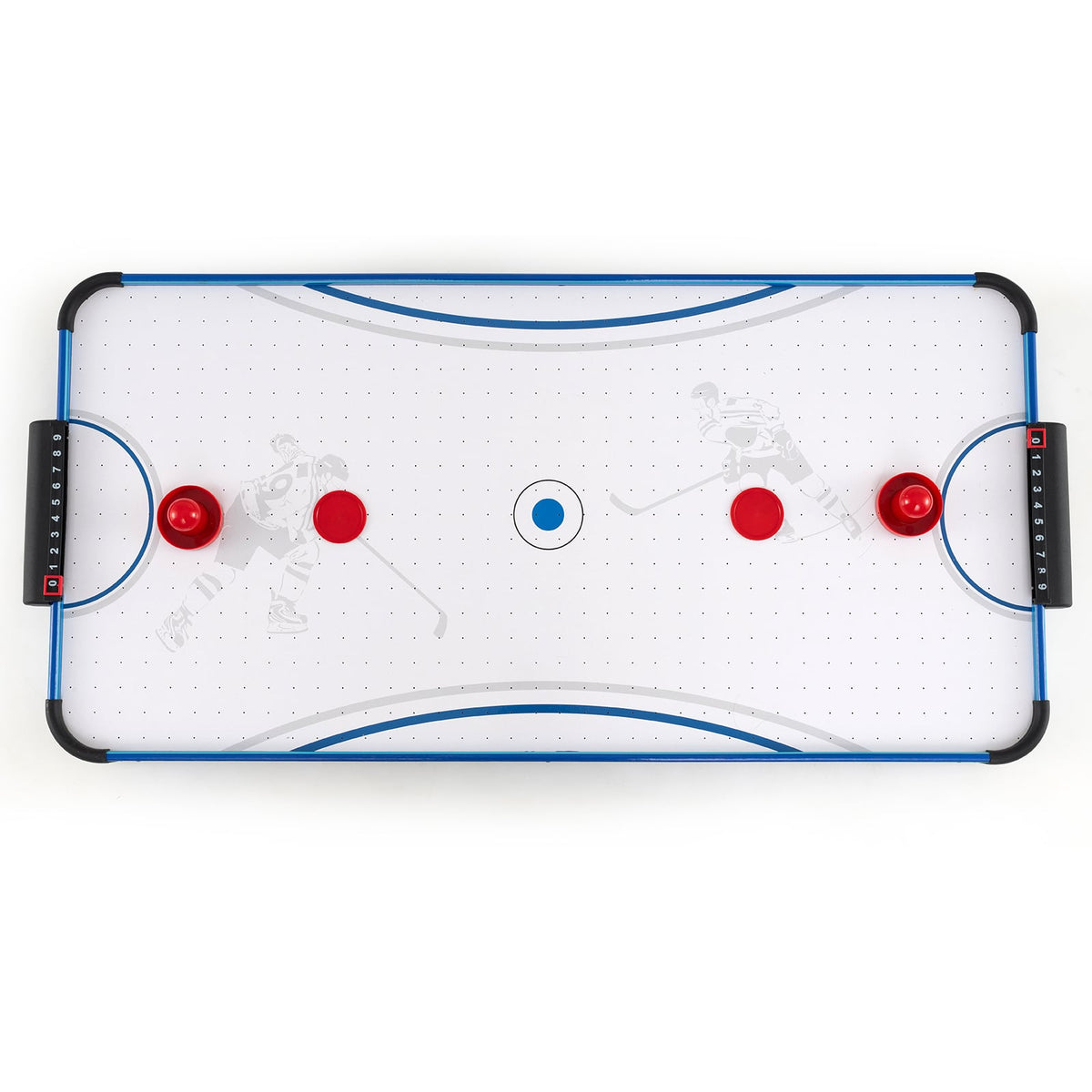Tabletop Air Hockey Table in Blue, image 4